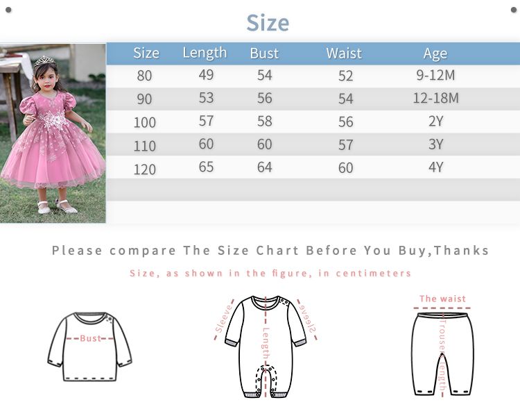 Baby Girls Embroidery Snow-Flake Knee Length Flower Partywear Pink Frock