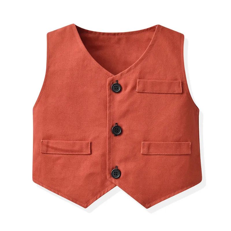 3-Piece Oceassional Wear Baby Boy Suit With Striped Print Shirt