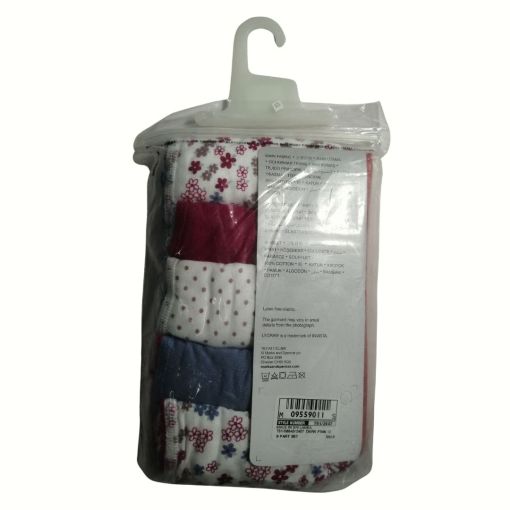 5 PIECE BIKINI DARK PINK SET