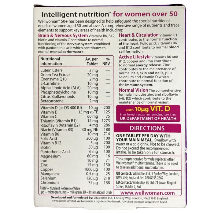 Vitabiotics Well Woman 50 plus