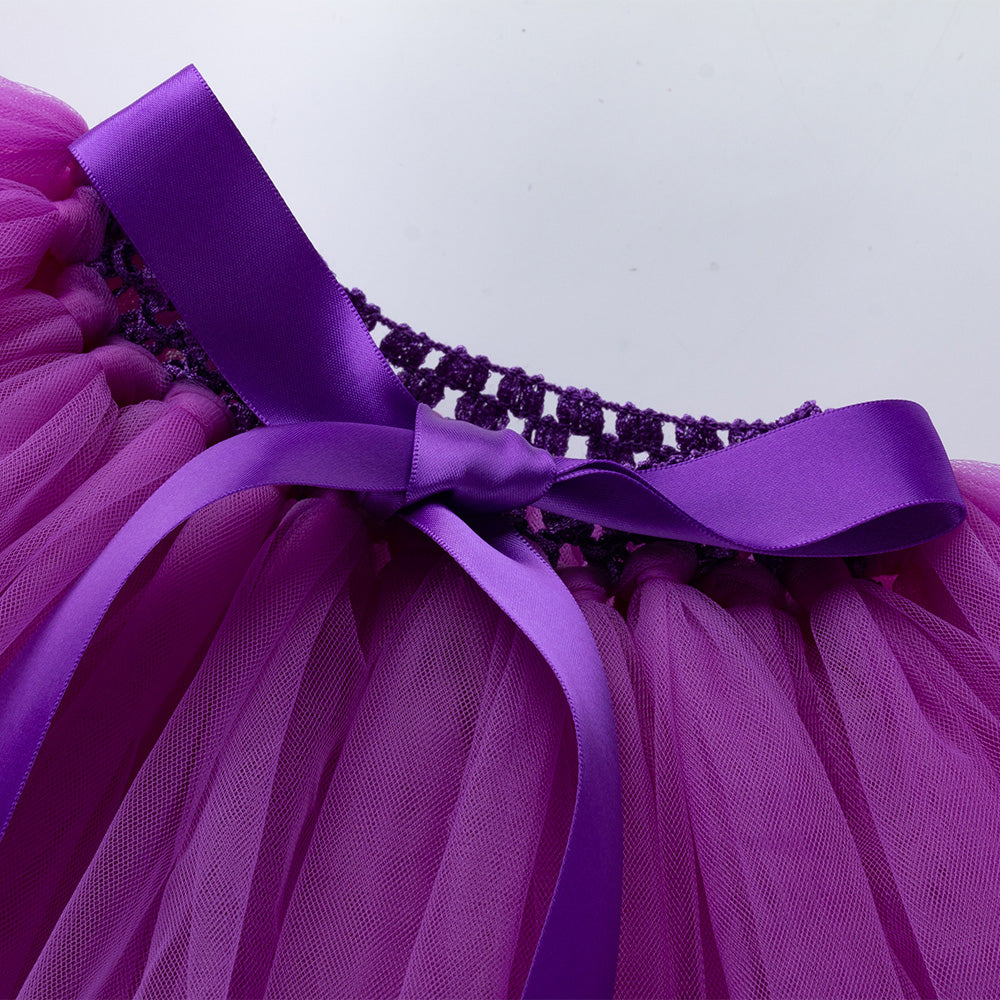 Baby Girl's Solid Tassel Skirt in Purple for 1 to 2 Years