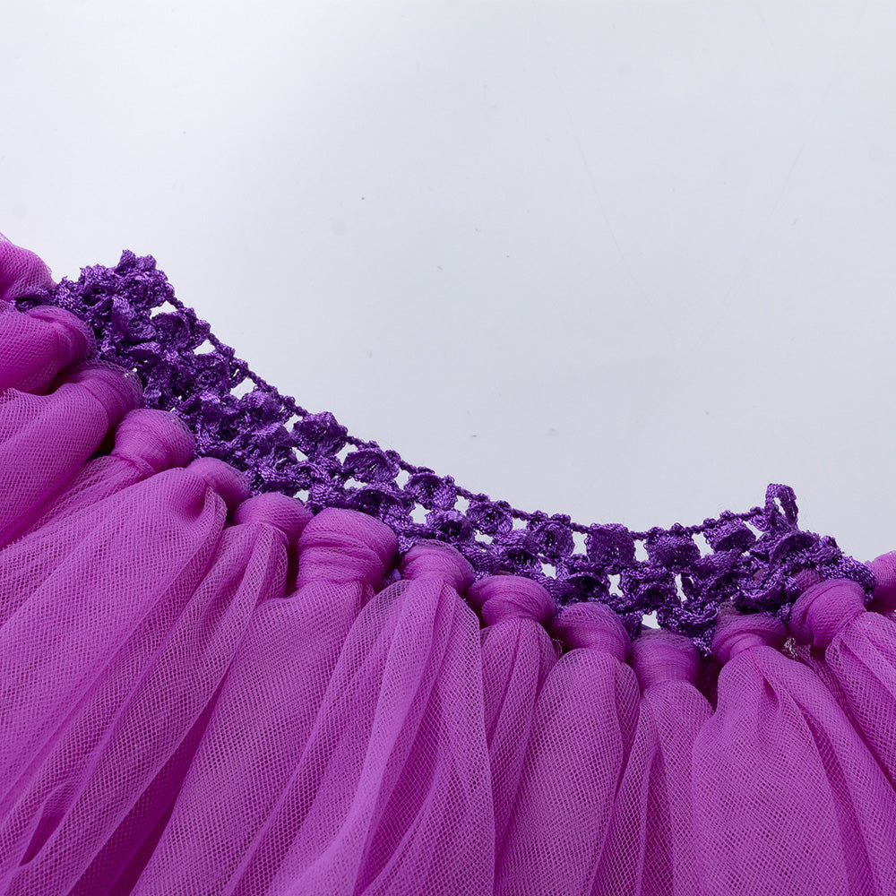 Baby Girl's Solid Tassel Skirt in Purple for 1 to 2 Years
