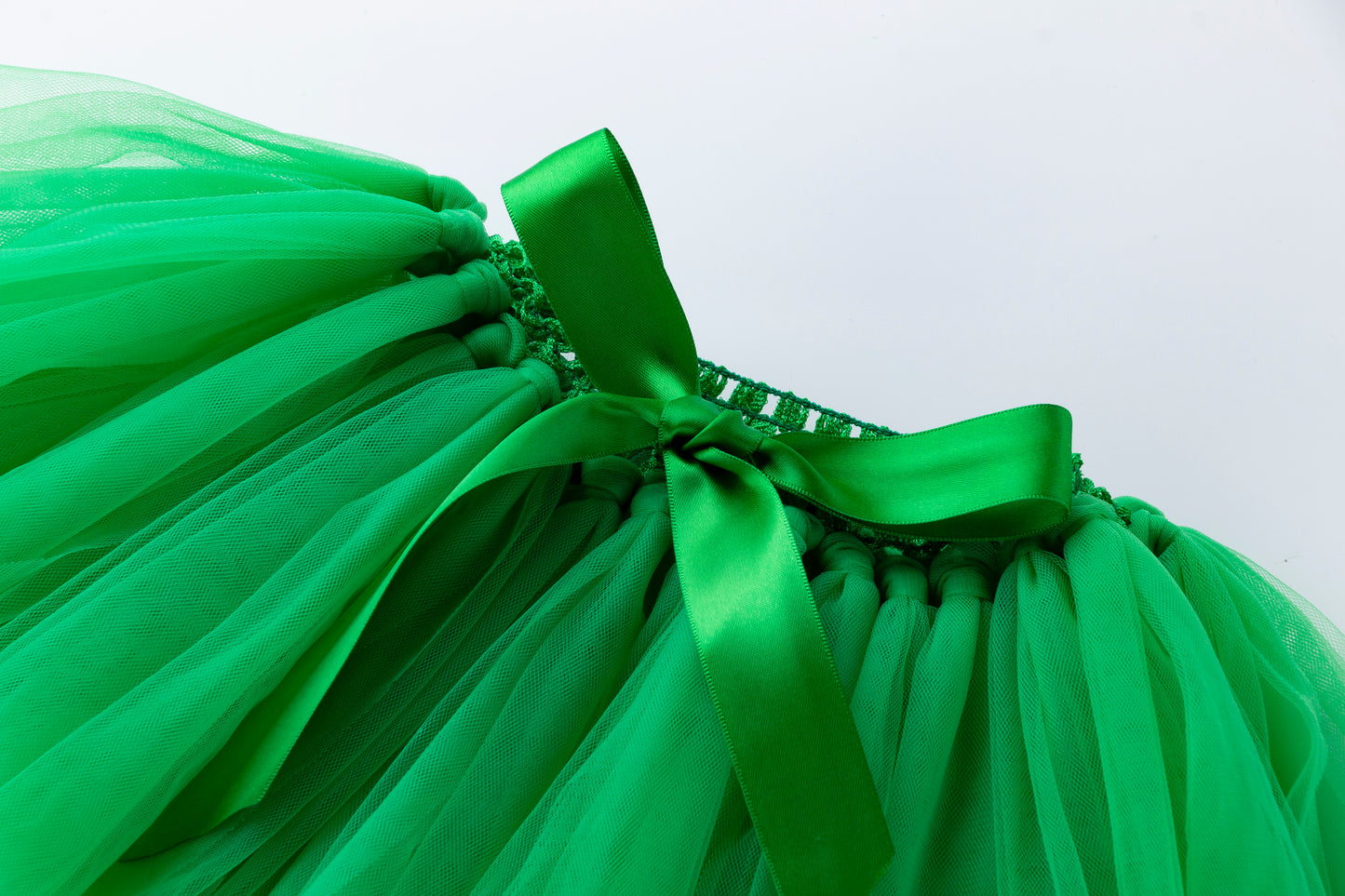 Baby Girl's Solid Tassel Skirt in Green for 1 to 2 Year