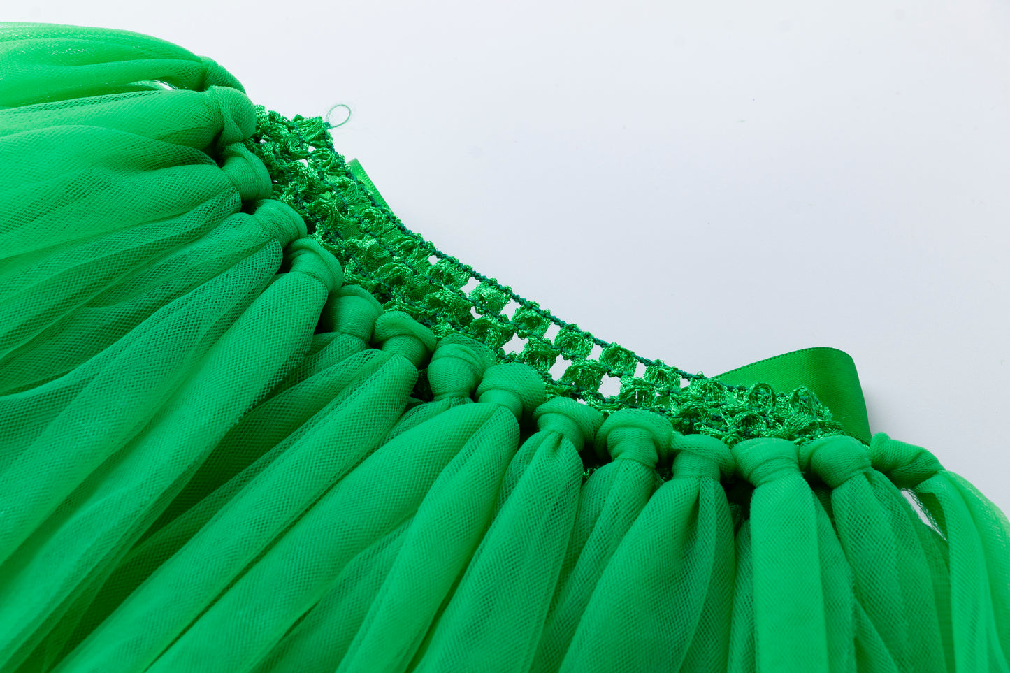 Baby Girl's Solid Tassel Skirt in Green for 1 to 2 Year