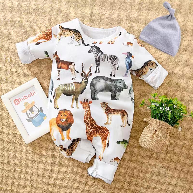 Safari romper best sale baby boy