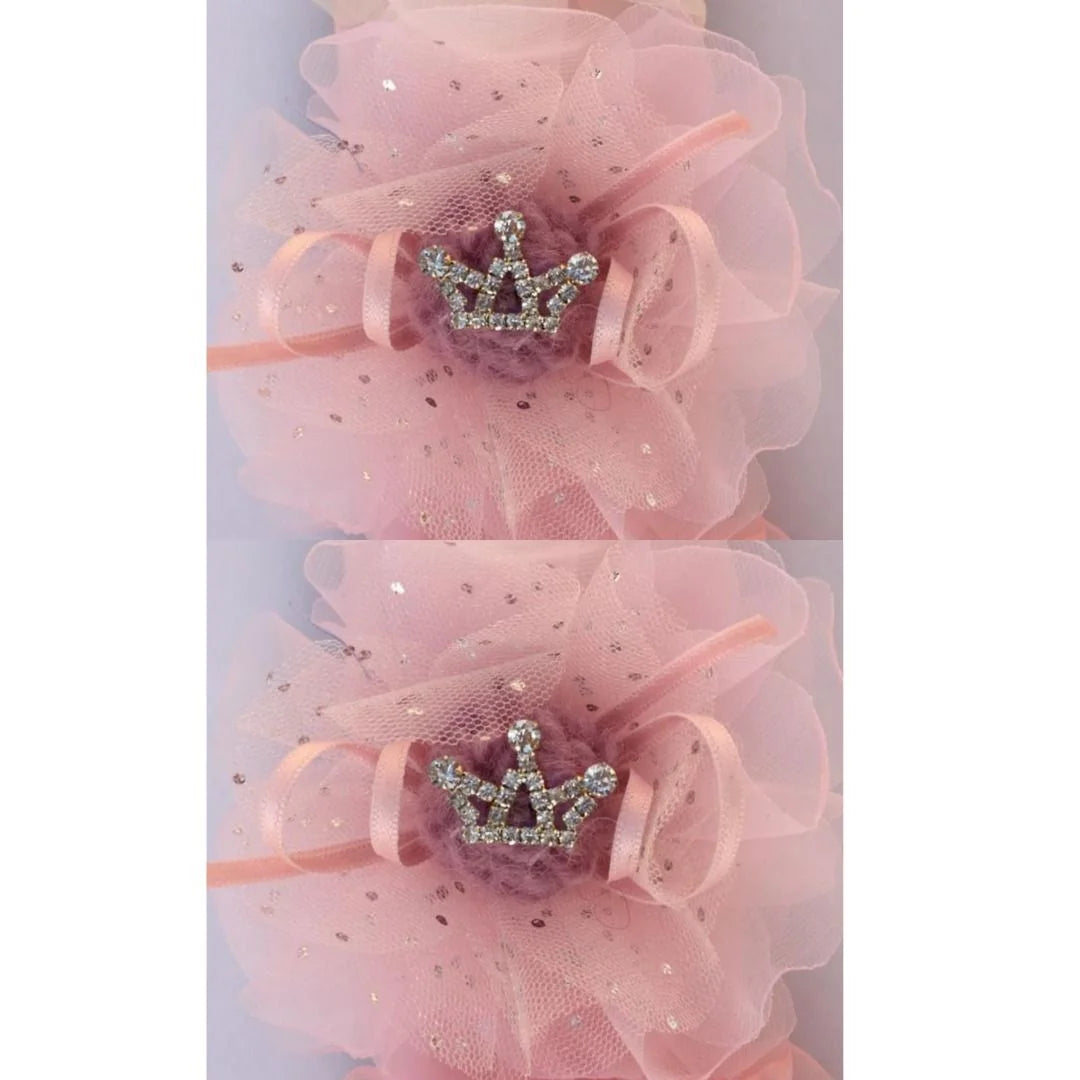 2-Piece Pack Baby Girl Toddler Hair-clips Floral Handmade Hair Accessories