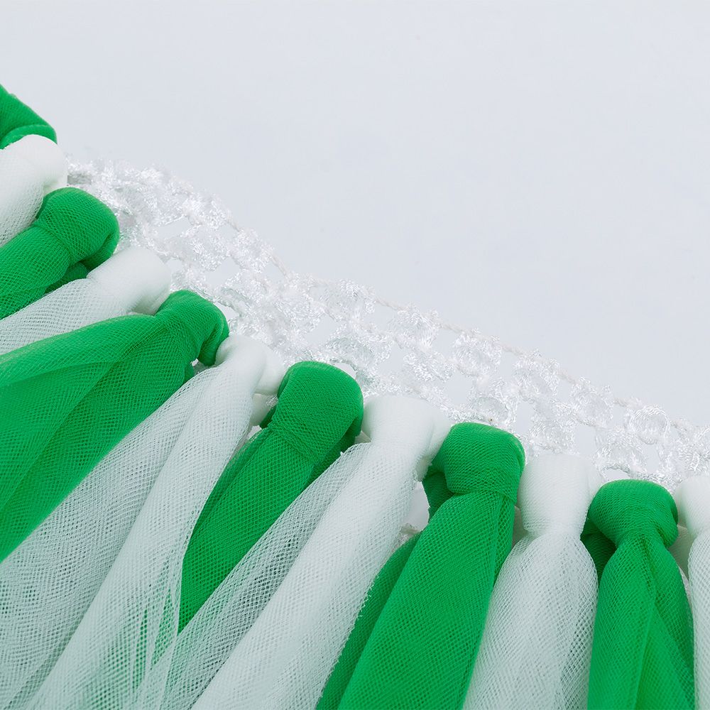 Baby Girl's Green & White Tassel Skirt (1-2 Years)