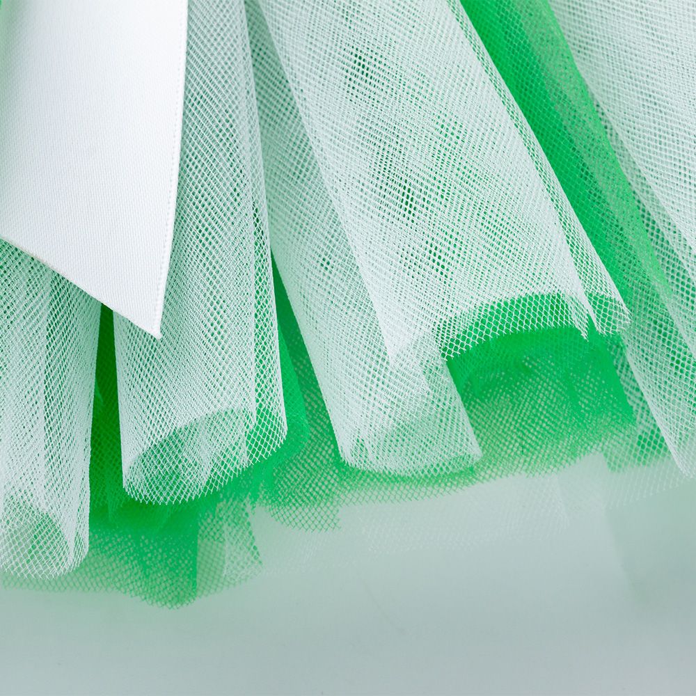 Baby Girl's Green & White Tassel Skirt (1-2 Years)