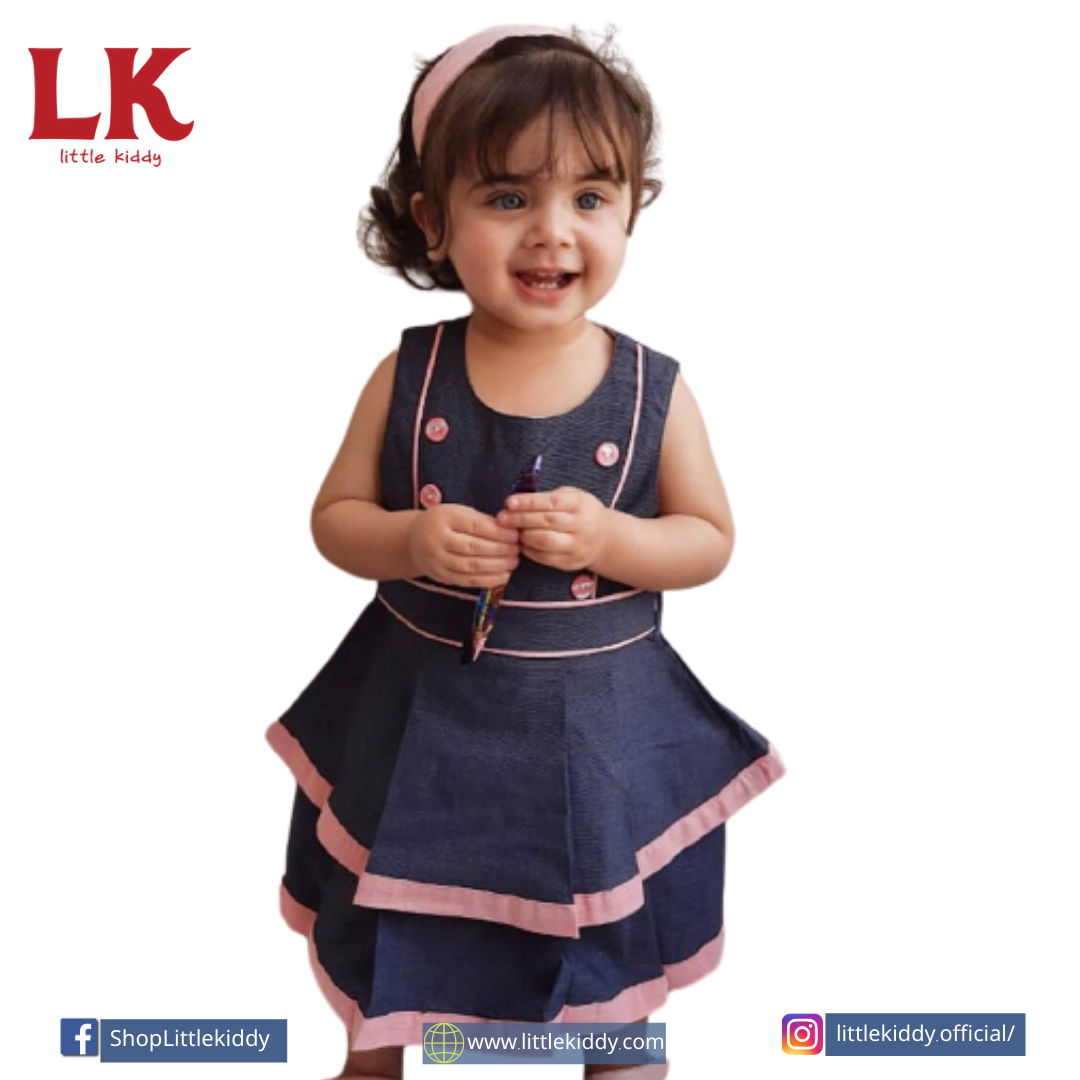 3pcs Summer Cotton Sleeveless Baby Girl Sweet Dress