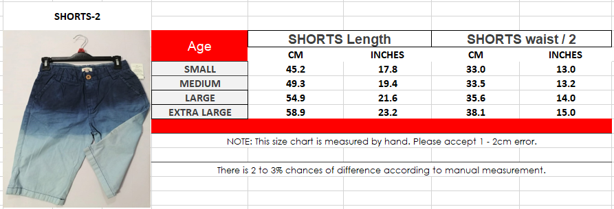 LK Comfortable Shaded cotton Shorts for Kids