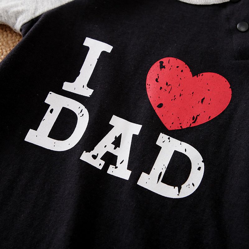Baby Boy/Girl Father's Day Cotton Romper