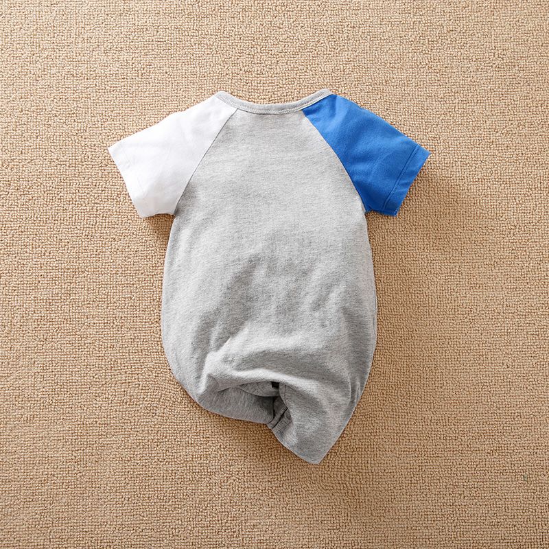 Baby Boy Vehicle Truck Print Romper 100% Cotton Bodysuit