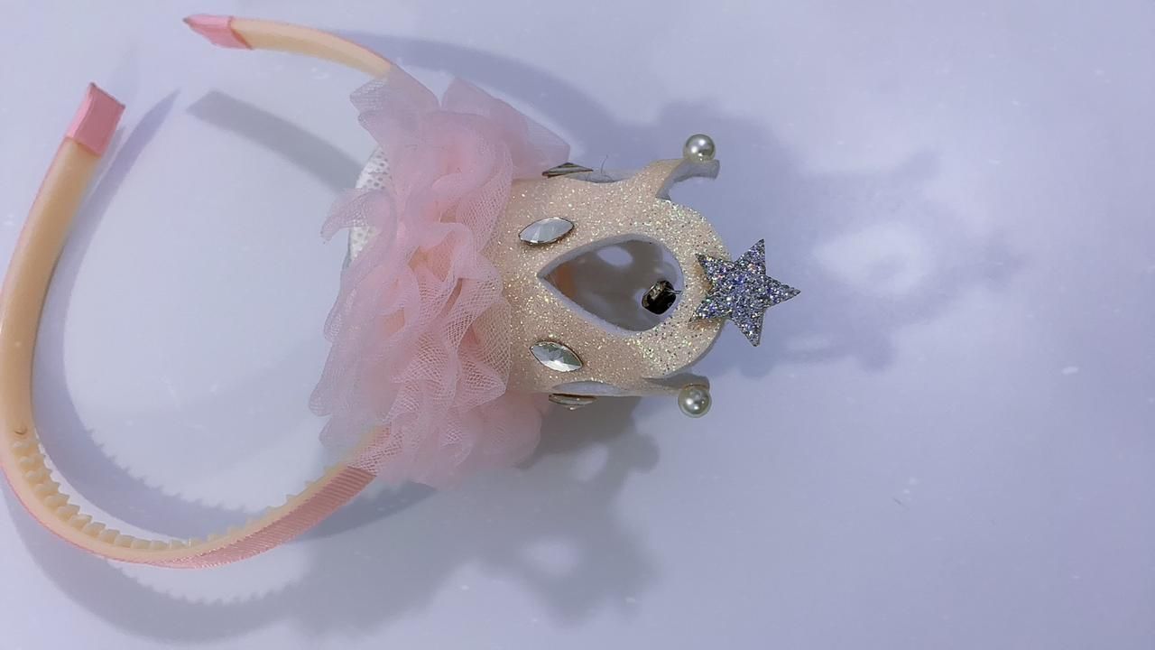 Baby Girl Adorable Crown Sequined Headband for Girls (1-3 Year)