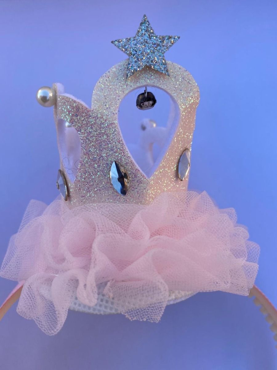 Baby Girl Adorable Crown Sequined Headband for Girls (1-3 Year)
