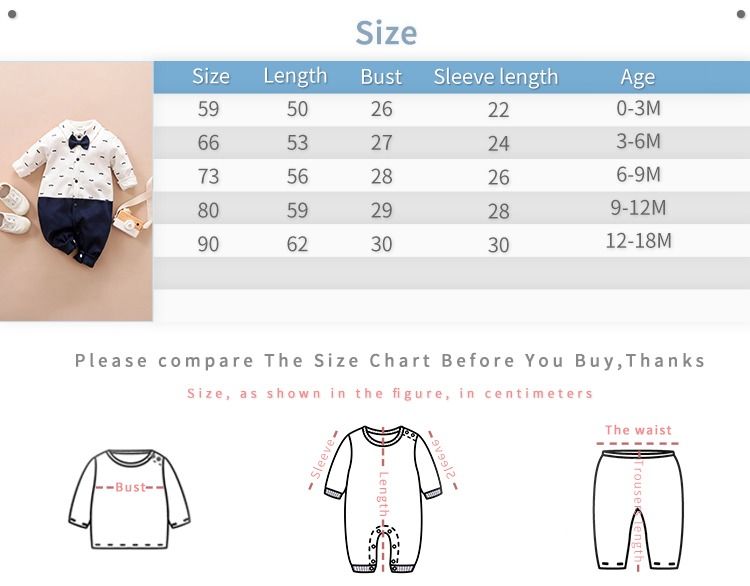 Baby Boy Peter Pan Collar Embroidery Moustache Bow-Tie Romper