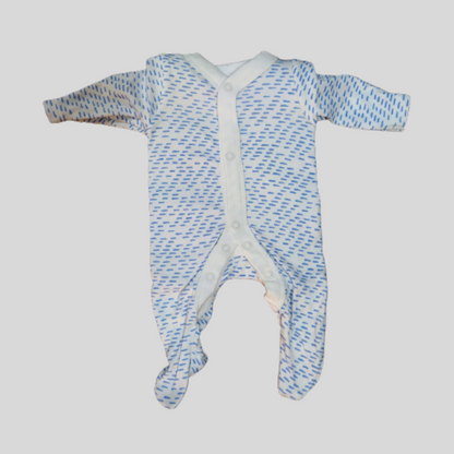 3-Piece M&S Early Size Organic Cotton Sleepsuits