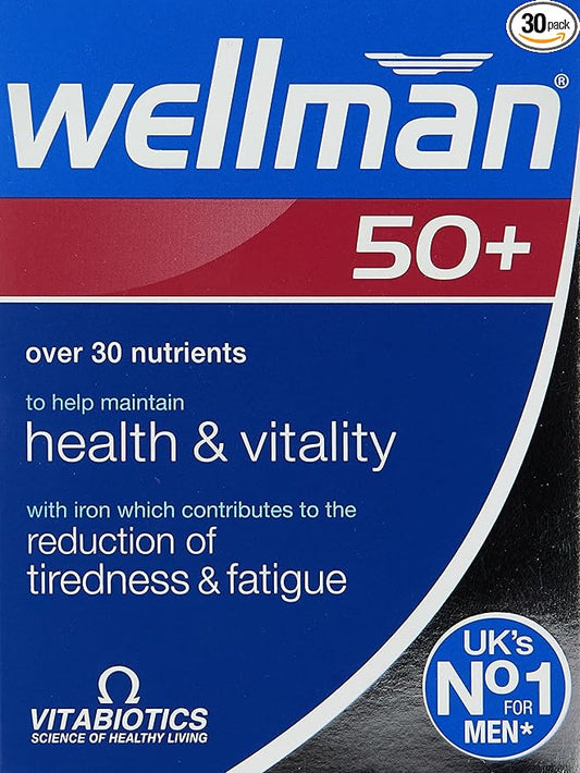 Wellman 50 Plus 30 Tablets