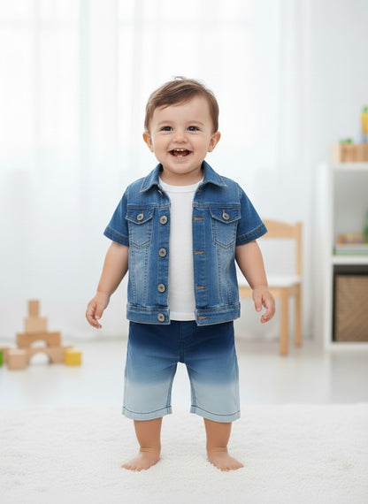 LK Comfortable Shaded cotton Shorts for Kids