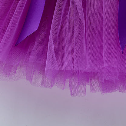 Baby Girl's Solid Tassel Skirt in Purple for 1 to 2 Years