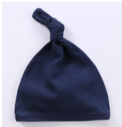 2-Piece Baby Unisex Royal Navy-blue Bodysuit + Hat Set
