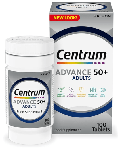 Centrum Advance 50 Plus Multivitamins And Minerals 100 Tablets