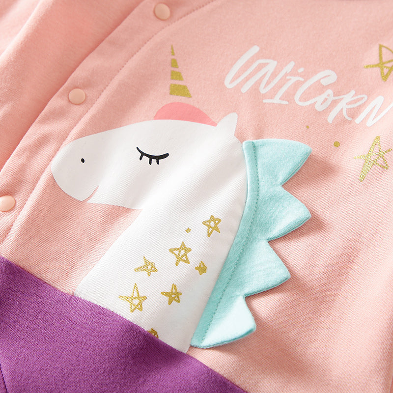 Baby Girl Unicorn Jumpsuit