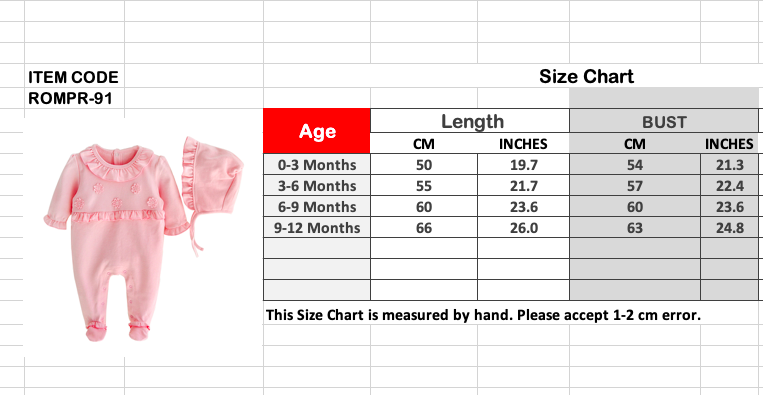 Soft Pink Floral Baby Romper Hat Set