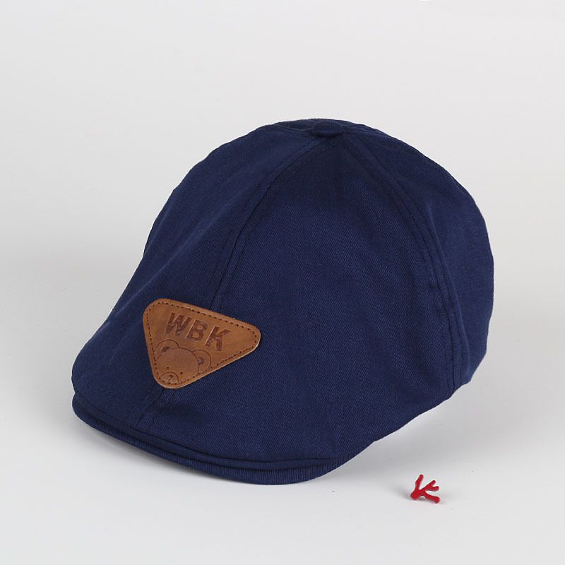 Baby / Toddler Formal Flat Navy-Blue Hat (9 Month - 3 Years)