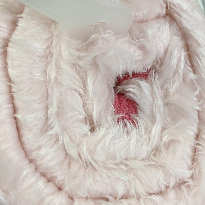Newborn Baby Swaddle Light Pink Blanket Coral Fleece for Winter
