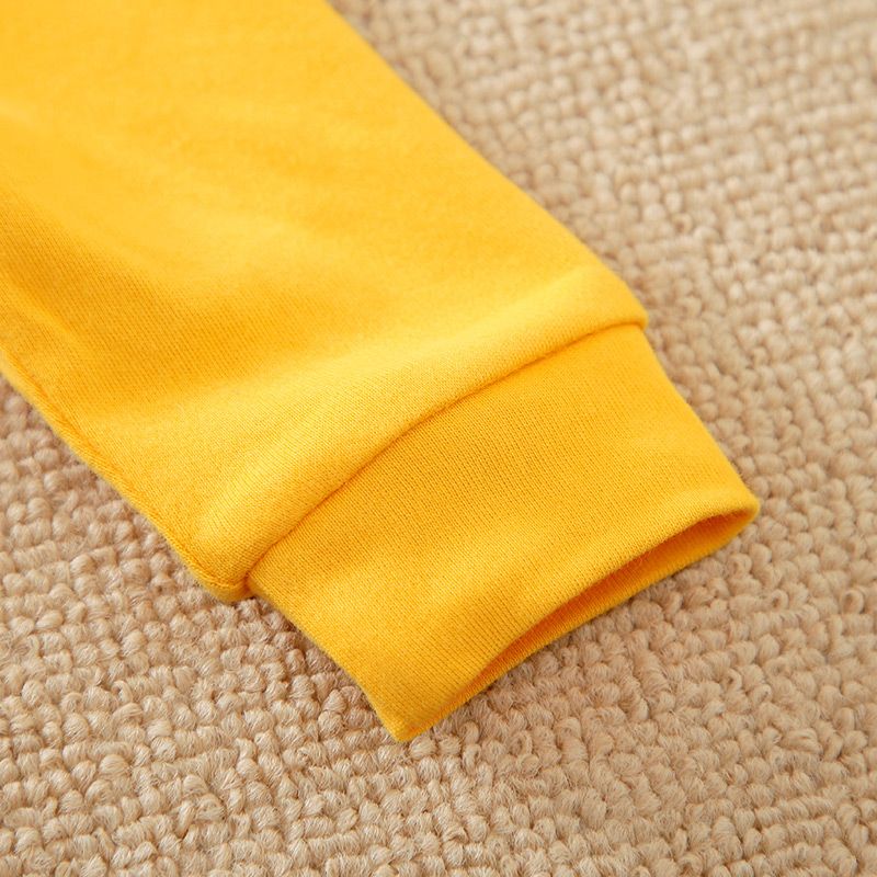 Unisex Cute Lion Character 100% Cotton FullSleeve Yellow Romper