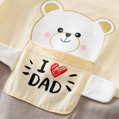 I Love DAD Cute Romper for Summer