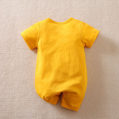 THE WORLD'S Best-Mom Letter Print Baby Boy/Girl Short-sleeve Romper
